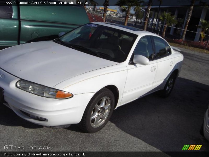 Arctic White / Neutral 1999 Oldsmobile Alero GLS Sedan