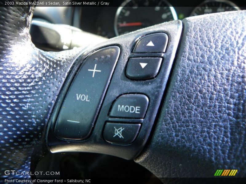 Satin Silver Metallic / Gray 2003 Mazda MAZDA6 s Sedan