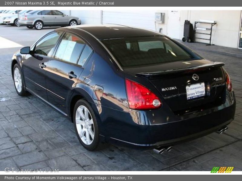 Majestic Blue Metallic / Charcoal 2007 Nissan Maxima 3.5 SE