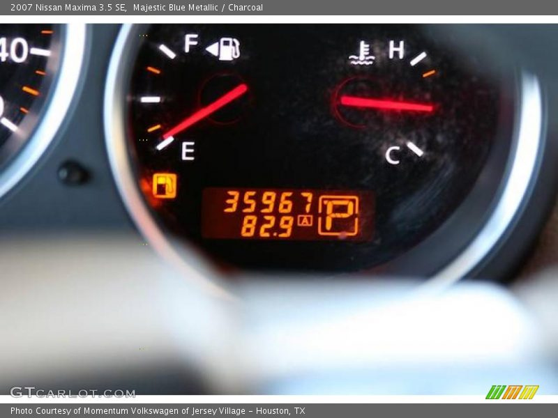 Majestic Blue Metallic / Charcoal 2007 Nissan Maxima 3.5 SE