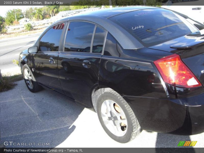 Black / Gray 2003 Saturn ION 3 Sedan