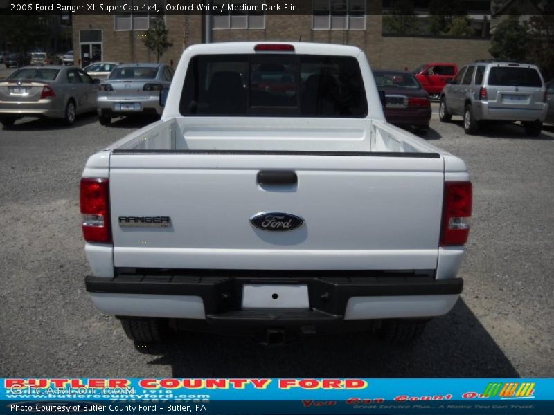 Oxford White / Medium Dark Flint 2006 Ford Ranger XL SuperCab 4x4