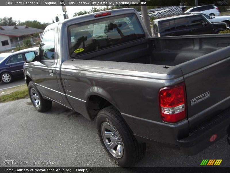 Dark Shadow Grey Metallic / Medium Dark Flint 2008 Ford Ranger XLT Regular Cab