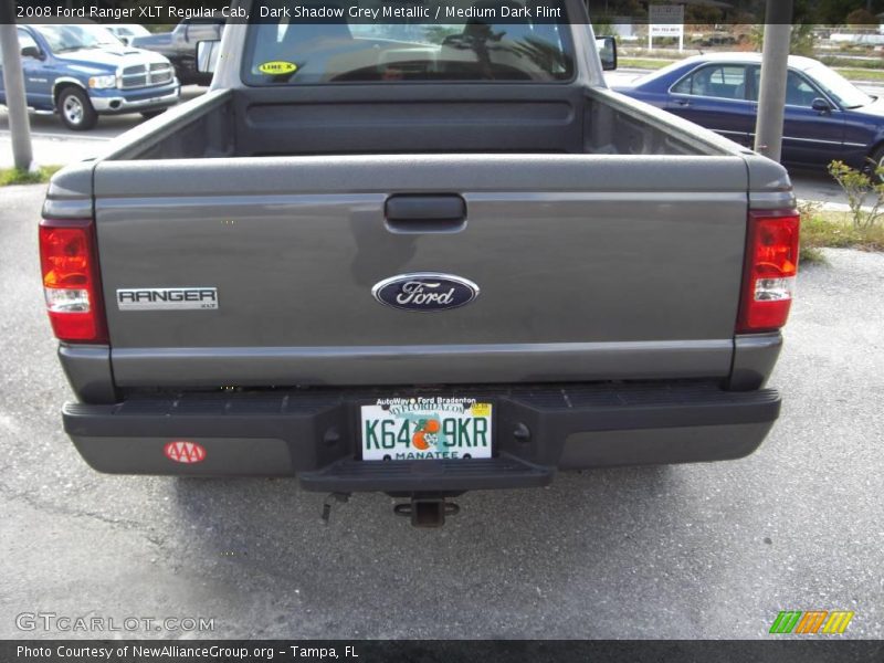 Dark Shadow Grey Metallic / Medium Dark Flint 2008 Ford Ranger XLT Regular Cab