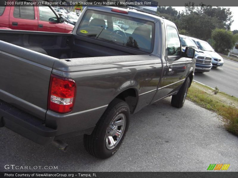 Dark Shadow Grey Metallic / Medium Dark Flint 2008 Ford Ranger XLT Regular Cab