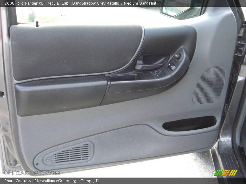 Dark Shadow Grey Metallic / Medium Dark Flint 2008 Ford Ranger XLT Regular Cab