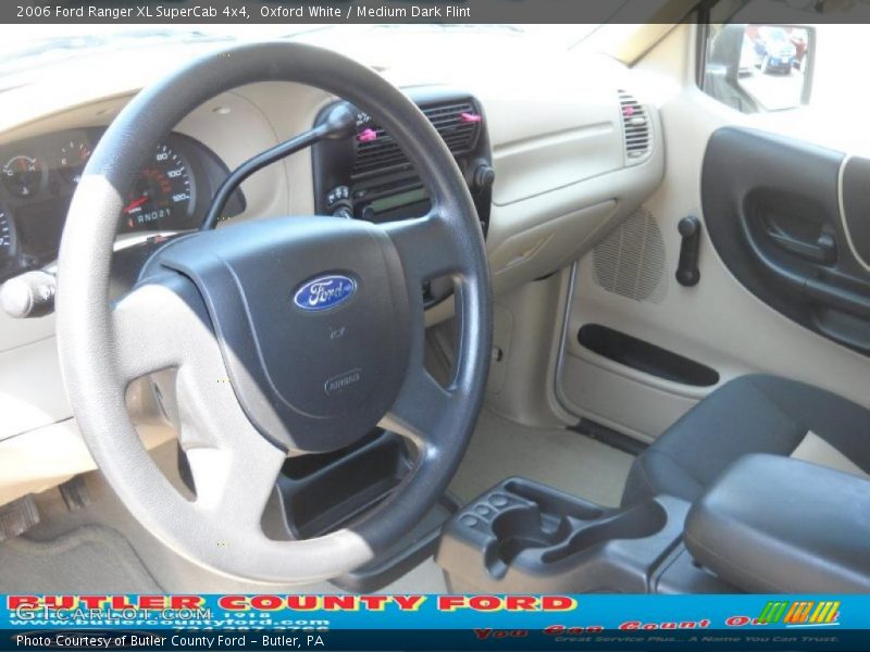 Oxford White / Medium Dark Flint 2006 Ford Ranger XL SuperCab 4x4