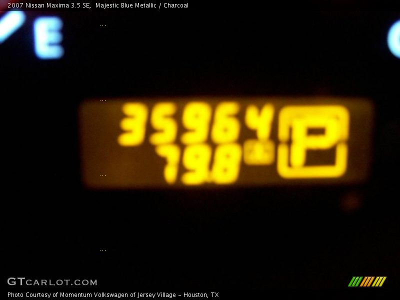 Majestic Blue Metallic / Charcoal 2007 Nissan Maxima 3.5 SE