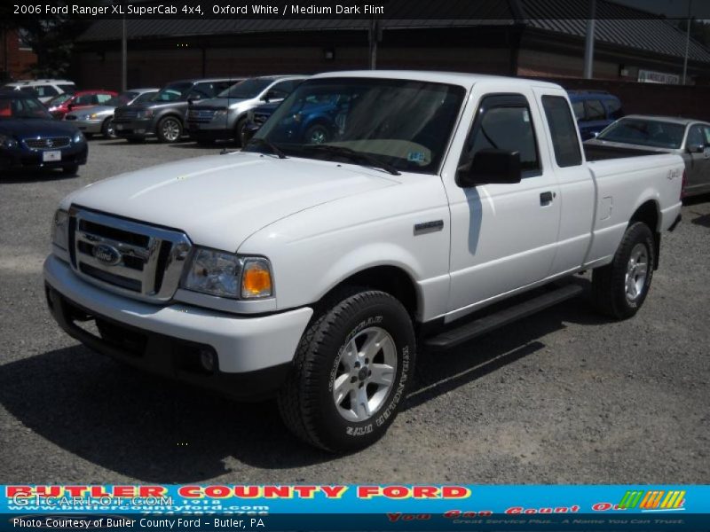 Oxford White / Medium Dark Flint 2006 Ford Ranger XL SuperCab 4x4