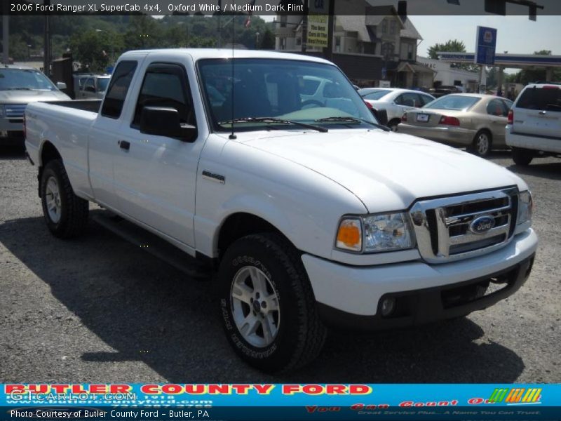 Oxford White / Medium Dark Flint 2006 Ford Ranger XL SuperCab 4x4