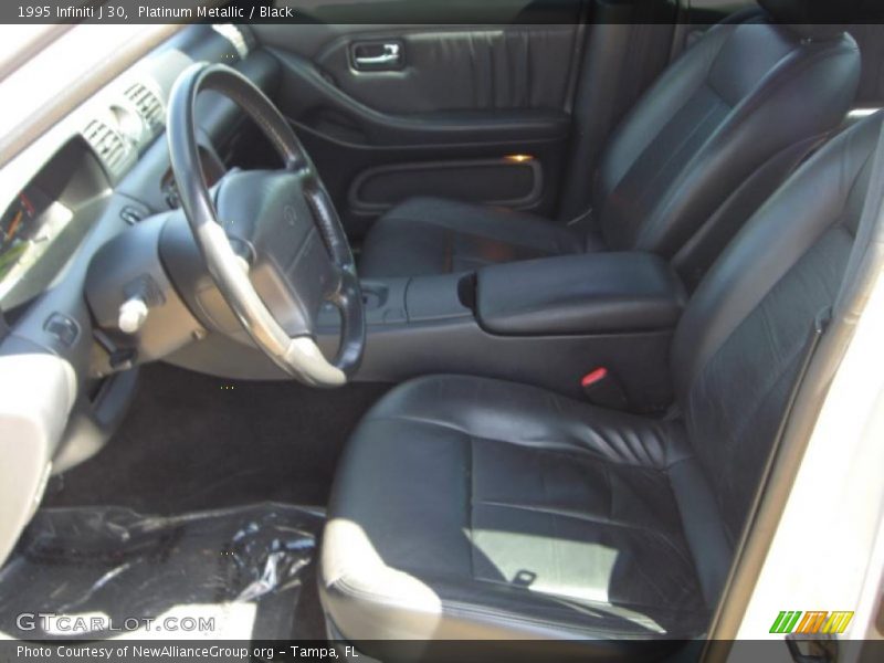 Platinum Metallic / Black 1995 Infiniti J 30