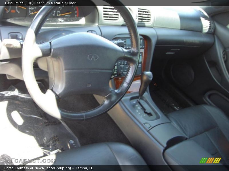 Platinum Metallic / Black 1995 Infiniti J 30