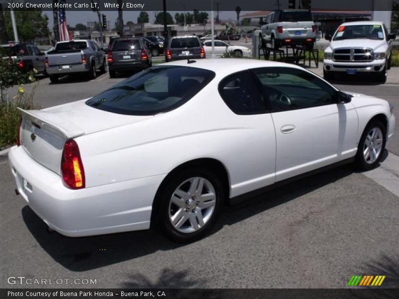 White / Ebony 2006 Chevrolet Monte Carlo LT