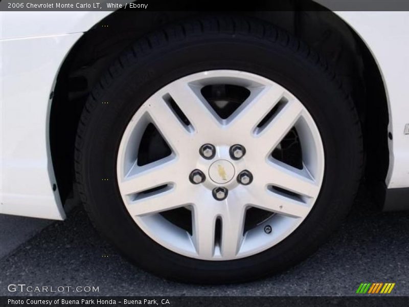 White / Ebony 2006 Chevrolet Monte Carlo LT