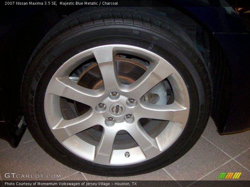 Majestic Blue Metallic / Charcoal 2007 Nissan Maxima 3.5 SE