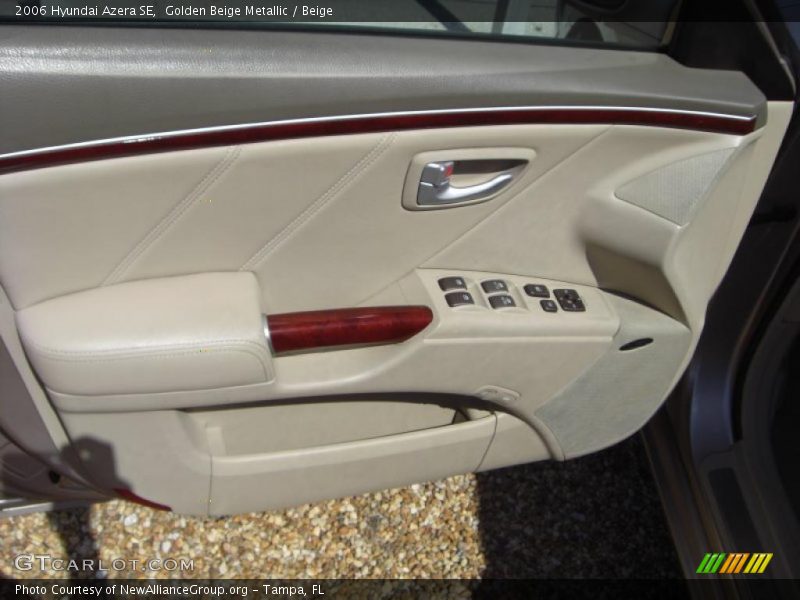 Golden Beige Metallic / Beige 2006 Hyundai Azera SE