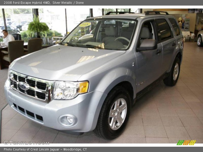 Silver Metallic / Stone 2008 Ford Escape Hybrid 4WD