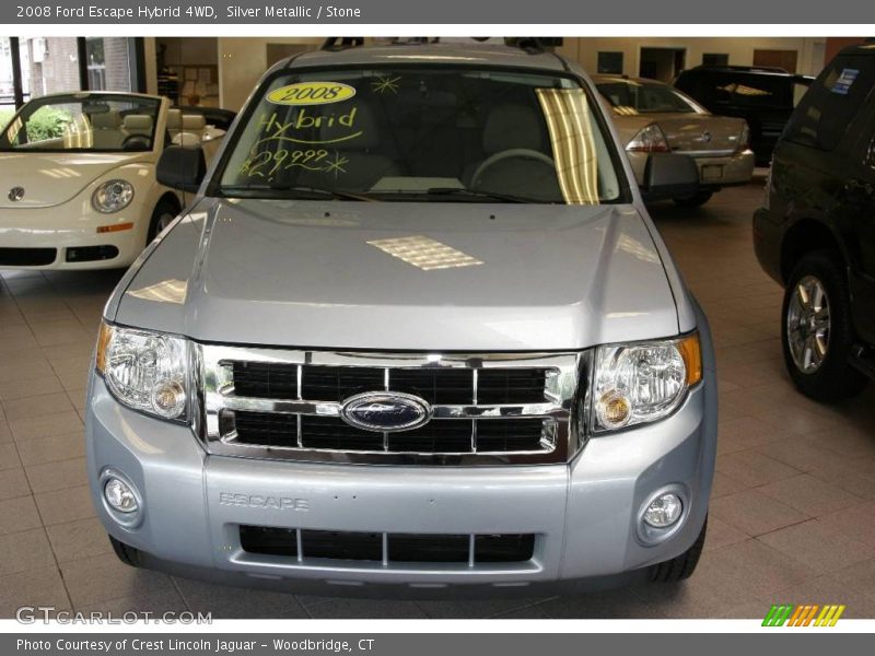 Silver Metallic / Stone 2008 Ford Escape Hybrid 4WD