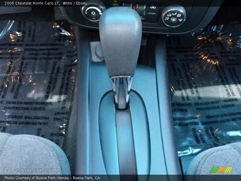 White / Ebony 2006 Chevrolet Monte Carlo LT