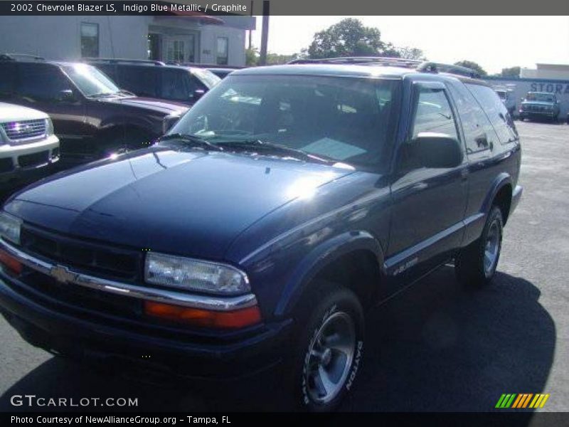 Indigo Blue Metallic / Graphite 2002 Chevrolet Blazer LS