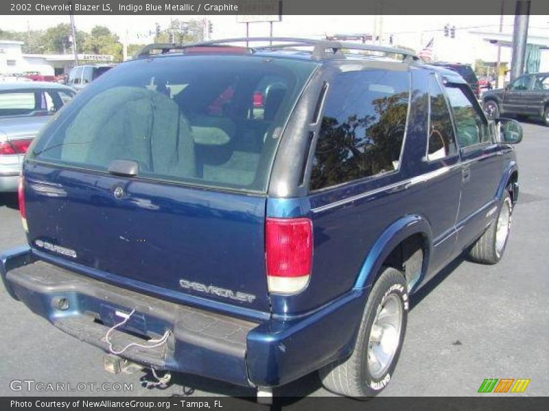 Indigo Blue Metallic / Graphite 2002 Chevrolet Blazer LS