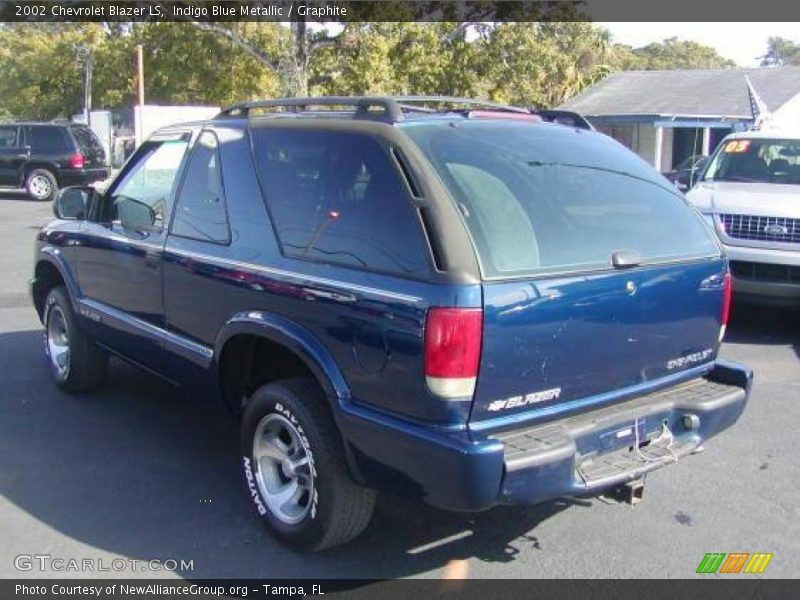 Indigo Blue Metallic / Graphite 2002 Chevrolet Blazer LS