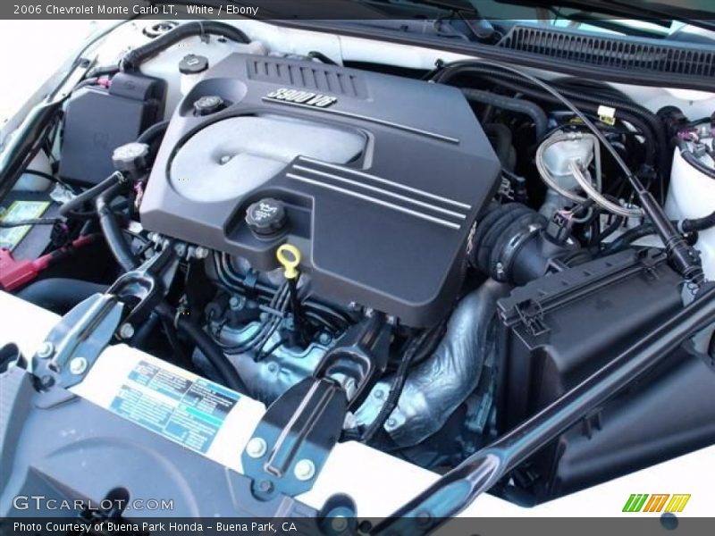 White / Ebony 2006 Chevrolet Monte Carlo LT