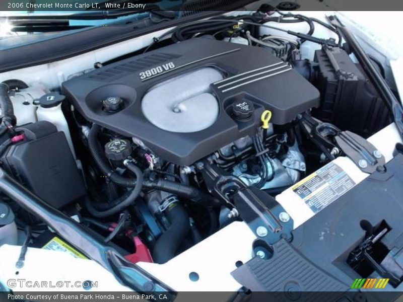 White / Ebony 2006 Chevrolet Monte Carlo LT