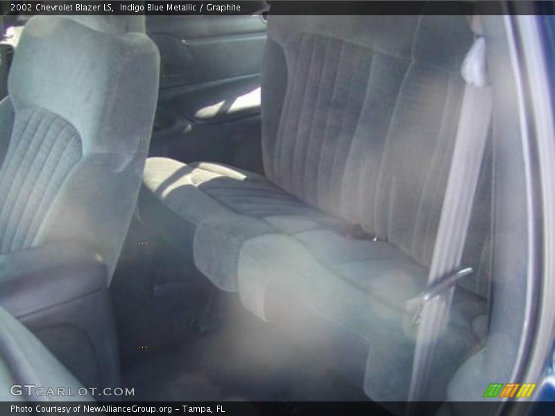 Indigo Blue Metallic / Graphite 2002 Chevrolet Blazer LS
