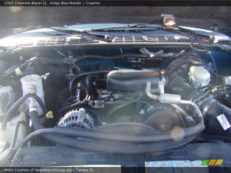 Indigo Blue Metallic / Graphite 2002 Chevrolet Blazer LS