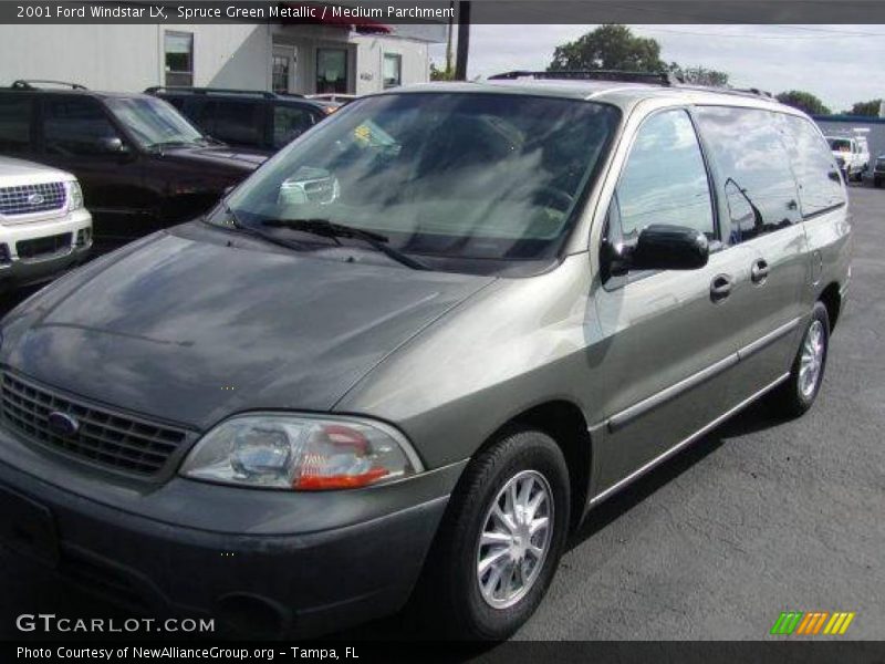 Spruce Green Metallic / Medium Parchment 2001 Ford Windstar LX