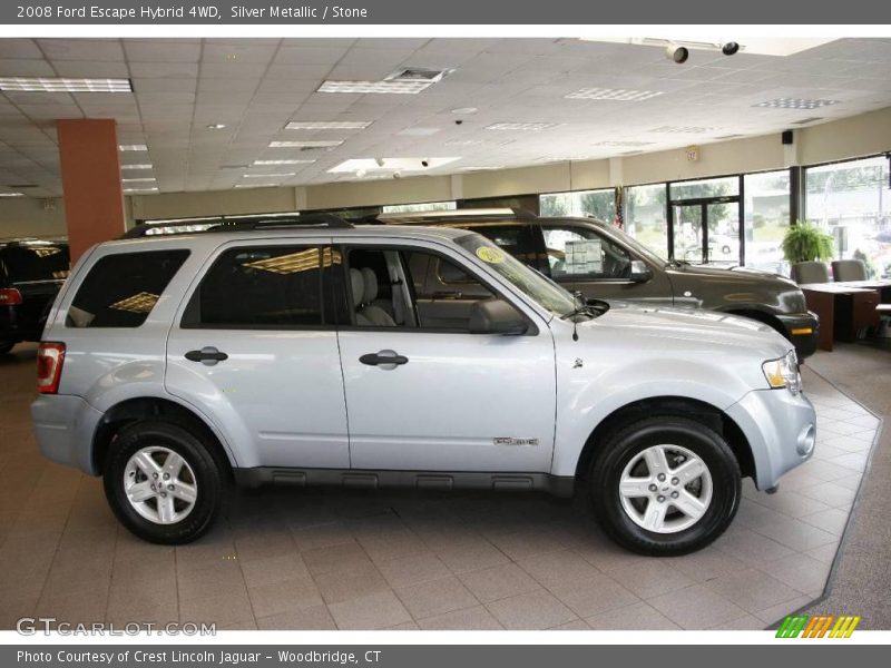Silver Metallic / Stone 2008 Ford Escape Hybrid 4WD