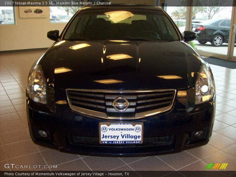 Majestic Blue Metallic / Charcoal 2007 Nissan Maxima 3.5 SE