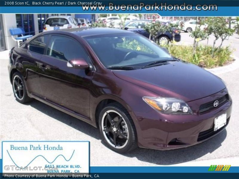 Black Cherry Pearl / Dark Charcoal Gray 2008 Scion tC