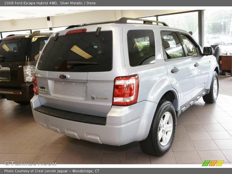 Silver Metallic / Stone 2008 Ford Escape Hybrid 4WD