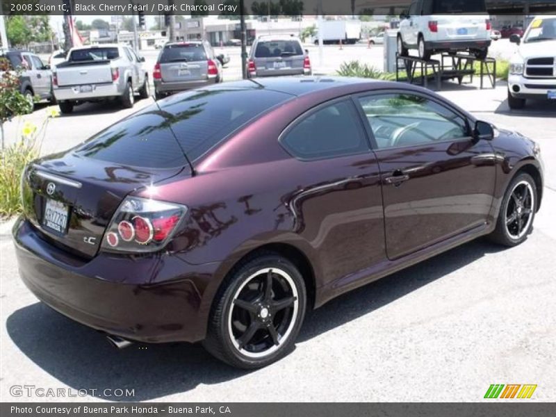 Black Cherry Pearl / Dark Charcoal Gray 2008 Scion tC