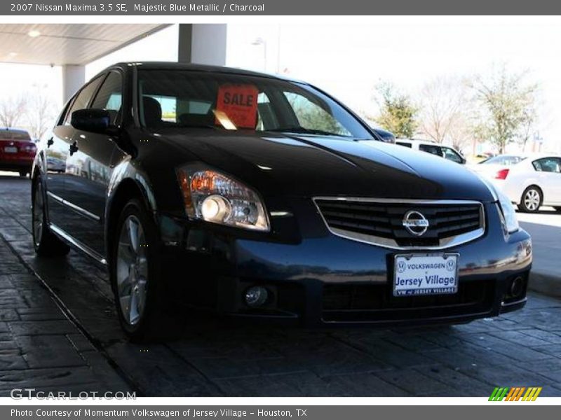 Majestic Blue Metallic / Charcoal 2007 Nissan Maxima 3.5 SE