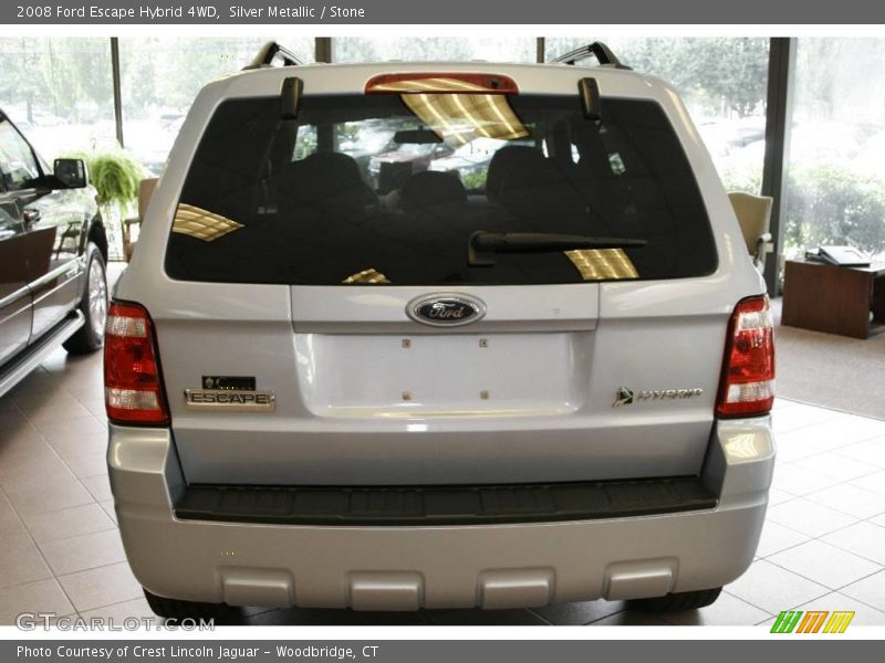 Silver Metallic / Stone 2008 Ford Escape Hybrid 4WD