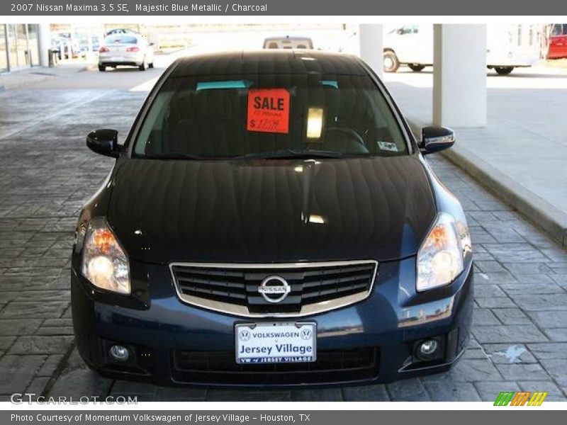 Majestic Blue Metallic / Charcoal 2007 Nissan Maxima 3.5 SE