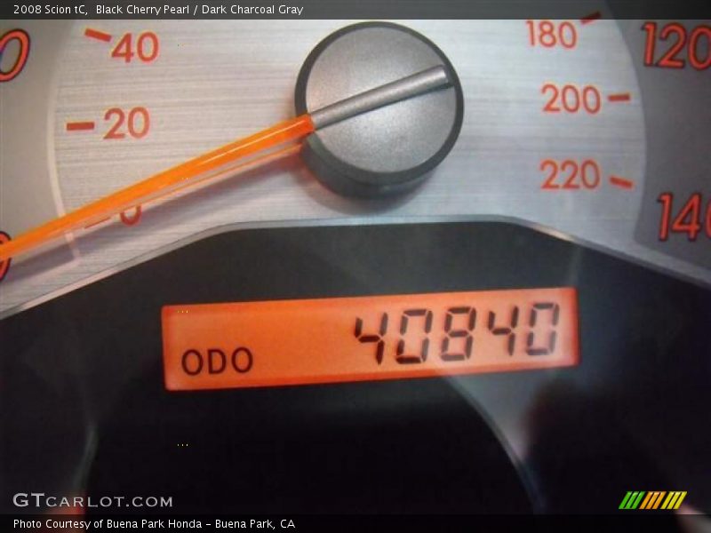 Black Cherry Pearl / Dark Charcoal Gray 2008 Scion tC