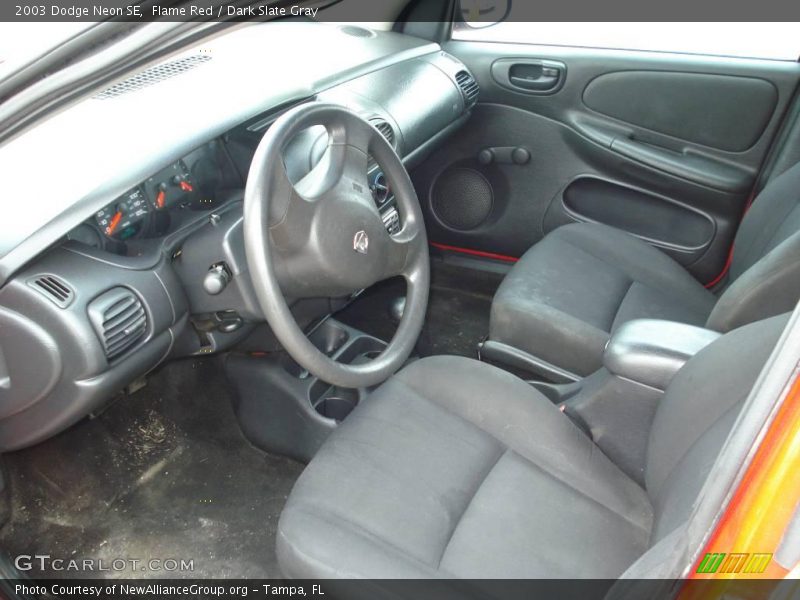 Flame Red / Dark Slate Gray 2003 Dodge Neon SE