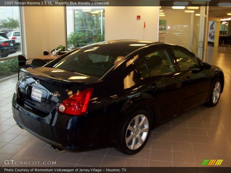 Majestic Blue Metallic / Charcoal 2007 Nissan Maxima 3.5 SE
