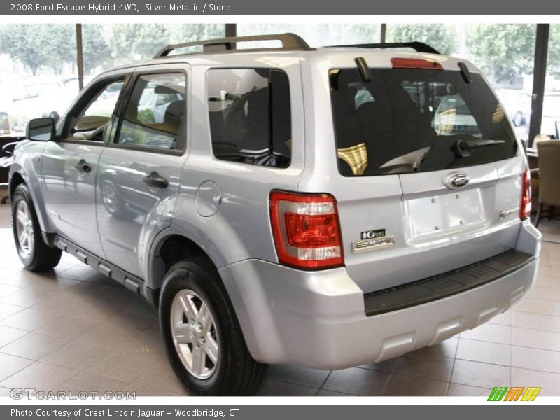 Silver Metallic / Stone 2008 Ford Escape Hybrid 4WD