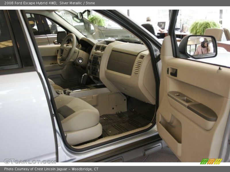 Silver Metallic / Stone 2008 Ford Escape Hybrid 4WD