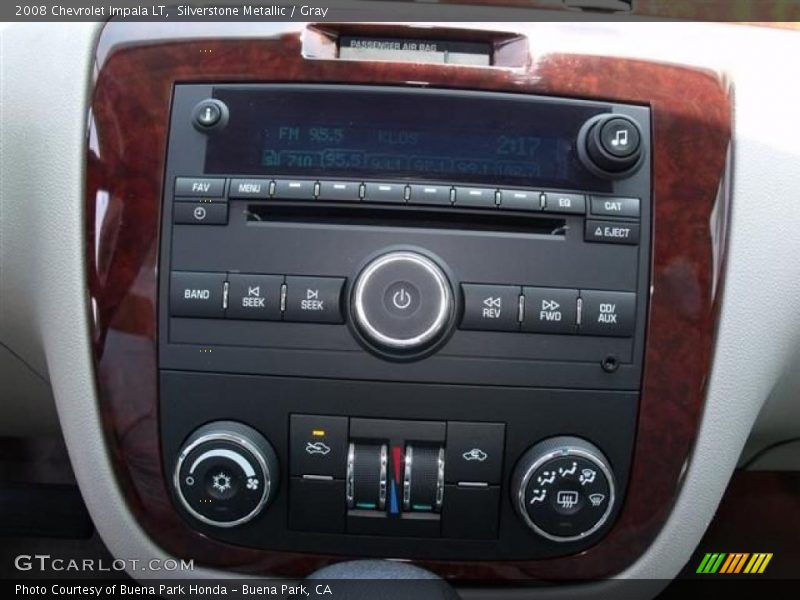 Silverstone Metallic / Gray 2008 Chevrolet Impala LT