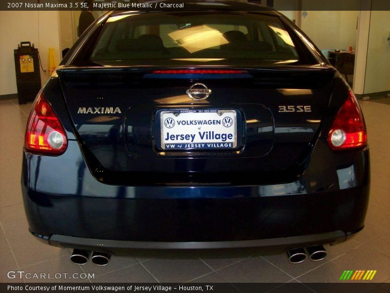 Majestic Blue Metallic / Charcoal 2007 Nissan Maxima 3.5 SE