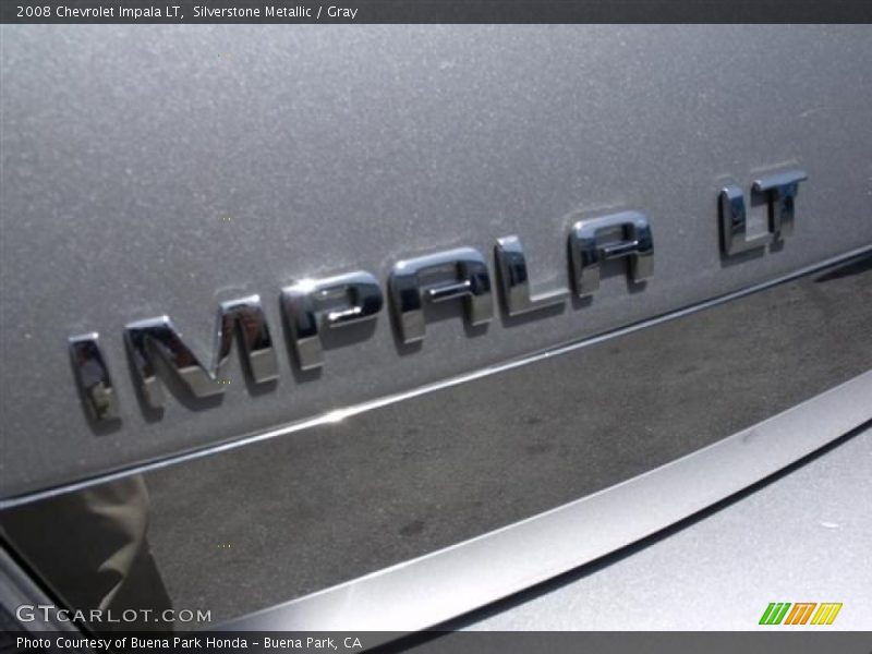 Silverstone Metallic / Gray 2008 Chevrolet Impala LT