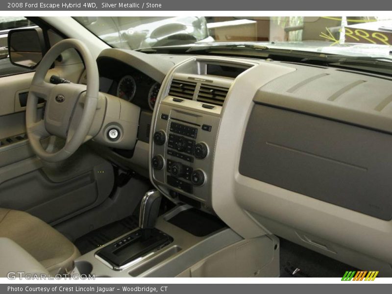 Silver Metallic / Stone 2008 Ford Escape Hybrid 4WD