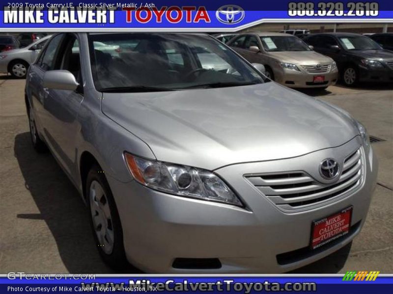 Classic Silver Metallic / Ash 2009 Toyota Camry LE