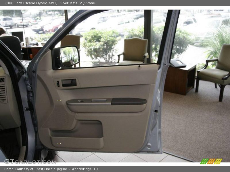 Silver Metallic / Stone 2008 Ford Escape Hybrid 4WD